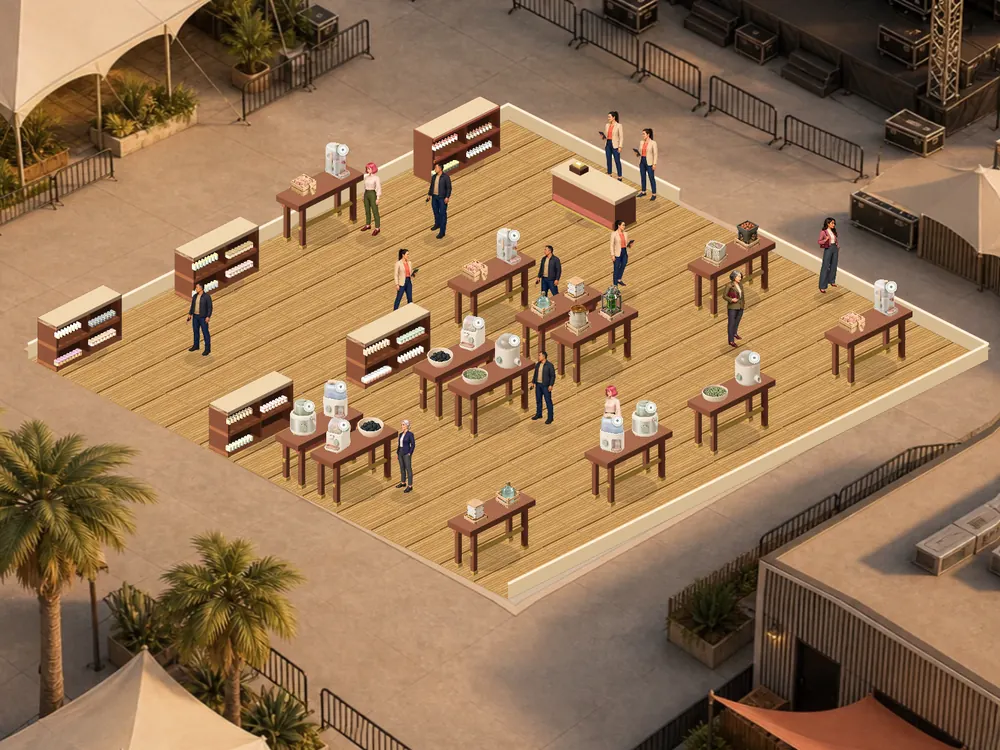 The Festival Popup, the in-game Los Angeles venue