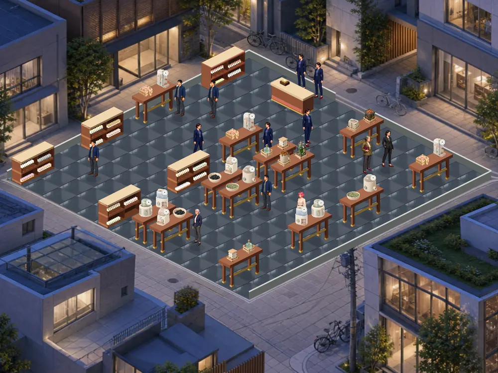 The Vending Annex, the in-game Tokyo venue