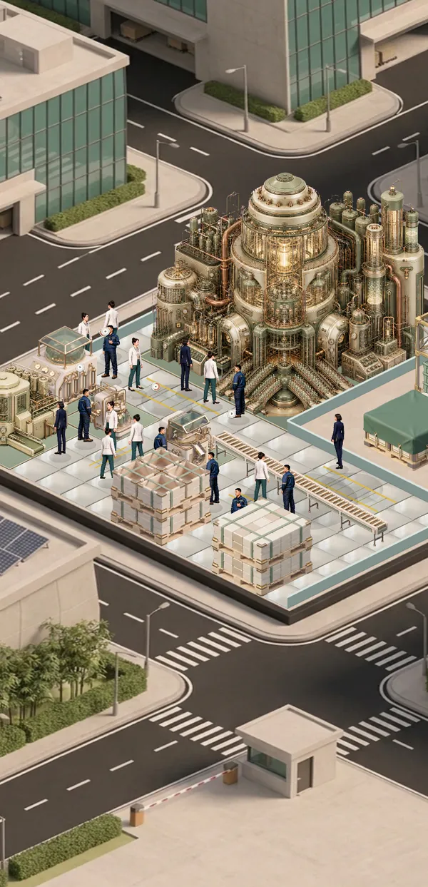 The Shenzhen factory floor with its central production machine